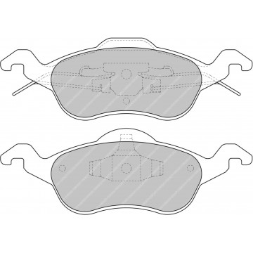 SERIE PASTIGLIE FRENO FERODO RACING