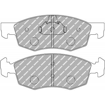 SERIE PASTIGLIE FRENO FERODO RACING