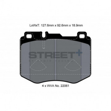 PAGID Street+ sagoma T8160SP2001